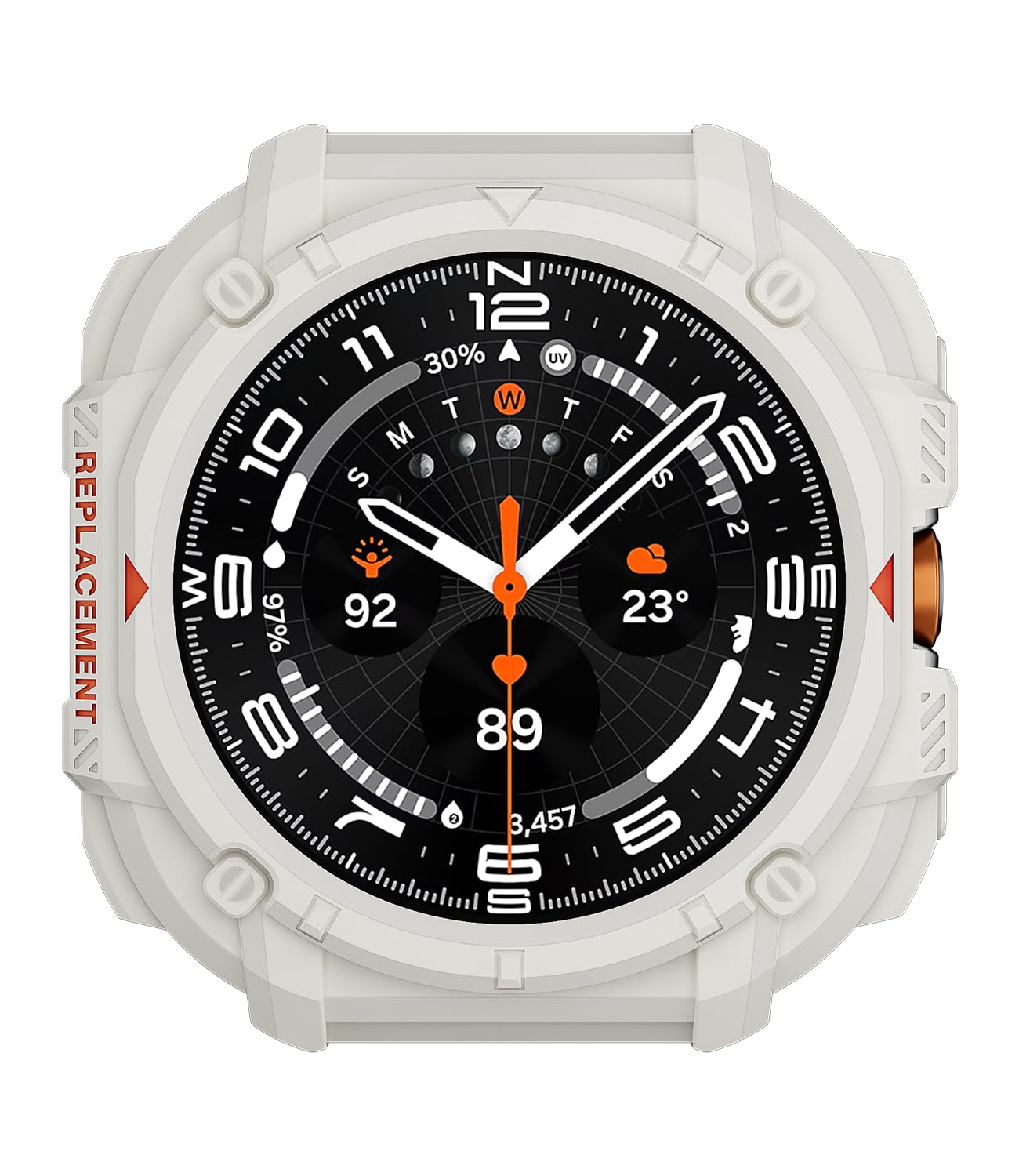 ZORBES® Rugged TPU Bumper Designed for Samsung Galaxy Watch Ultra Case Durable TPU Case ZORBES® Rugged TPU Bumper Designed for Samsung Galaxy Watch Ultra Case Durable TPU Case